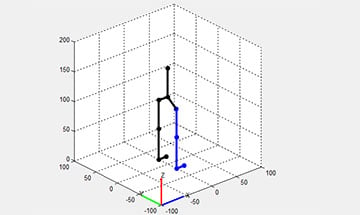 Development and validation of an inertial sensor based human model with integrated compensation of errors