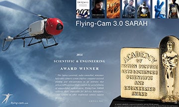 Xsens congratulates Flying-Cam on winning an Oscar