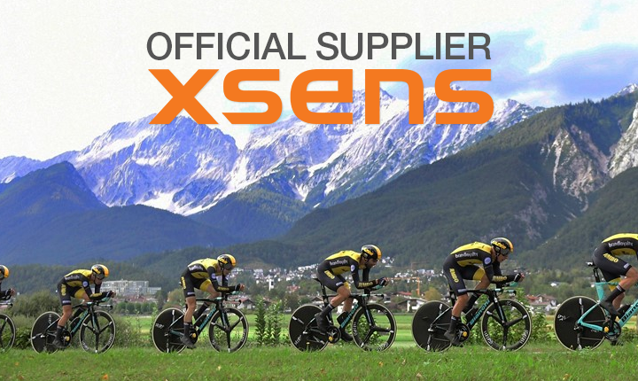 Xsens official supplier van wielerploeg Team Jumbo-Visma